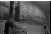 Opening of Maritime Labour Centre - unveiling [of] Fraser Wilson mural