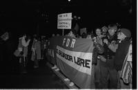 Demonstration at Hyatt Regency, protesting [Henry] Kissinger visit