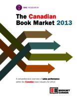 BNC research : the Canadian book market 2013
