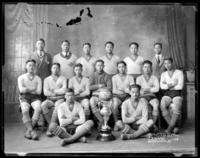 Group portrait of Chinese volleyball team 1925-1926