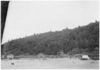 First Nations village near beach